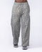 Muscle Nation Bottoms Gothic Wide Leg Trackies - Washed Tree Camo