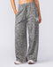 Muscle Nation Bottoms Gothic Wide Leg Trackies - Washed Tree Camo