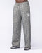 Muscle Nation Bottoms Gothic Wide Leg Trackies - Washed Tree Camo