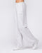 Muscle Nation Bottoms Loopback Straight Leg Trackies - Snow Grey Marl