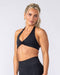 Muscle Nation Bralettes Bare Seamless Halter Bralette - Black