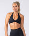 Muscle Nation Bralettes Bare Seamless Halter Bralette - Black