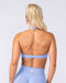 Muscle Nation Bralettes Bare Seamless Halter Bralette - Pale Cornflower Marl