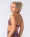 Muscle Nation Bralettes Bare Seamless Halter Bralette - Rocky Road Marl