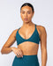 Muscle Nation Bralettes Breeze Rib Bralette - Dark Marine