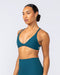 Muscle Nation Bralettes Breeze Rib Bralette - Dark Marine