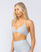 Muscle Nation Bralettes Breeze Rib Bralette - Grey Marl