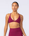 Muscle Nation Bralettes Breeze Rib Bralette - Rose Bud