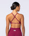 Muscle Nation Bralettes Breeze Rib Bralette - Rose Bud