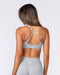 Muscle Nation Bralettes Crush Bralette - Light Grey Marl