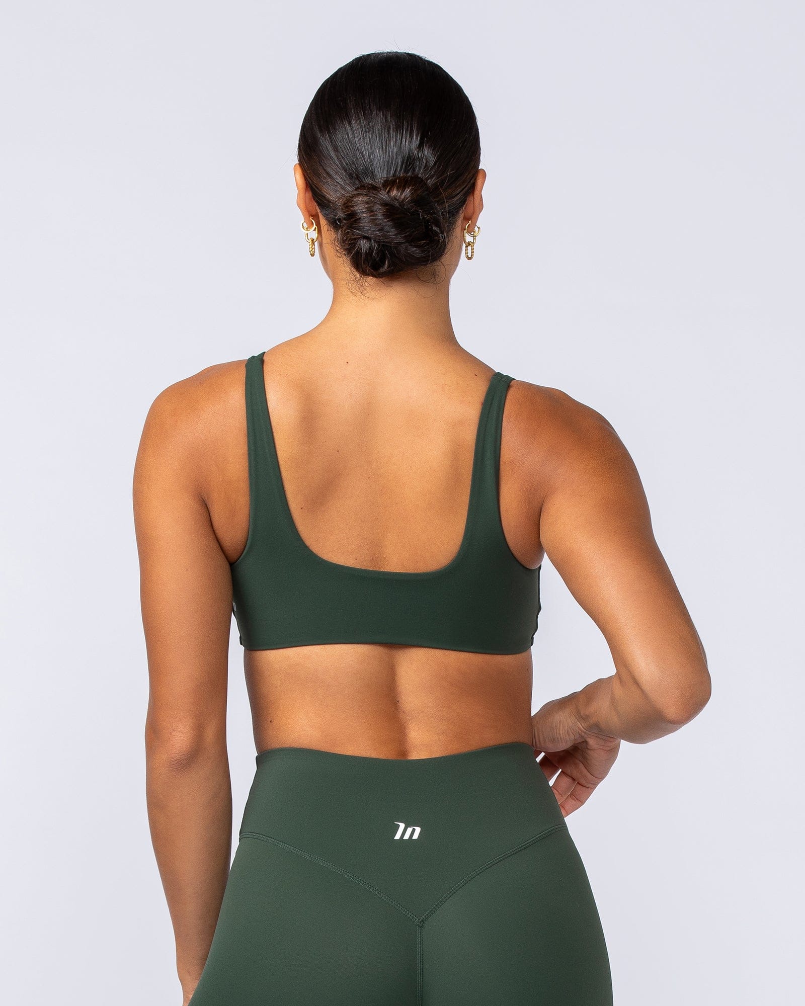 Muscle Nation Bralettes Embody Bralette - Dark Olive