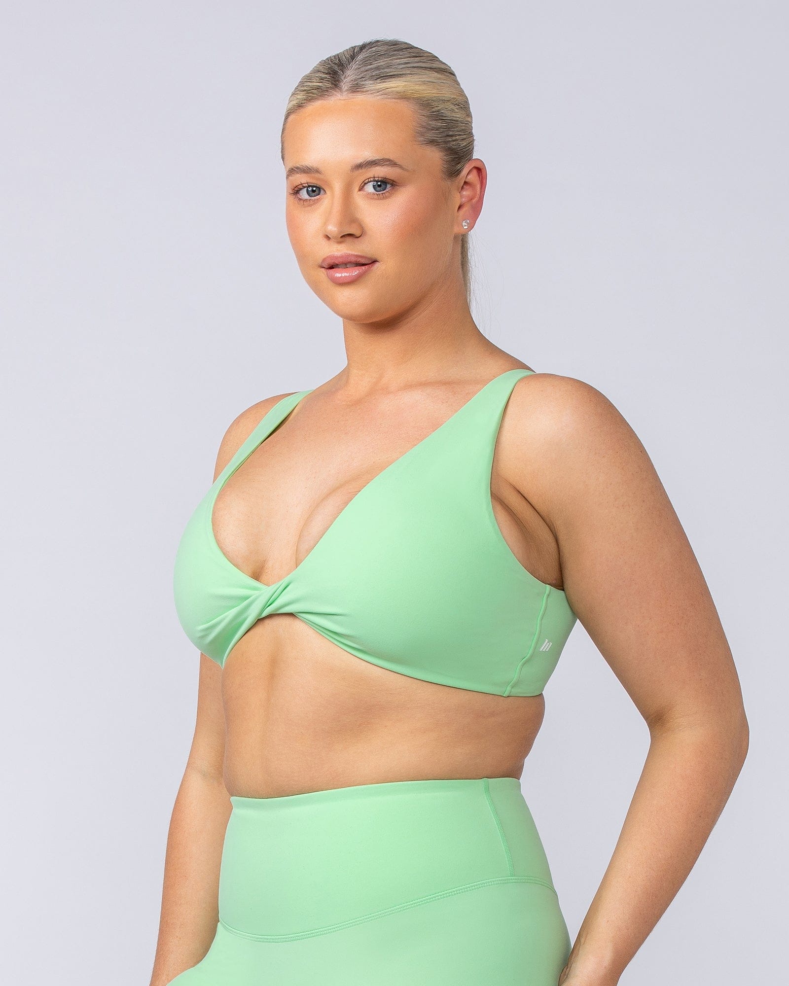 Muscle Nation Bralettes Embody Bralette - Lime Splice