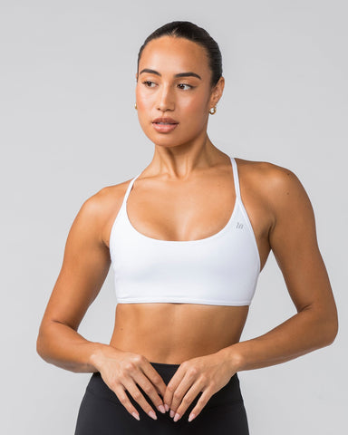 Muscle Nation Bralettes Essence Bralette - White
