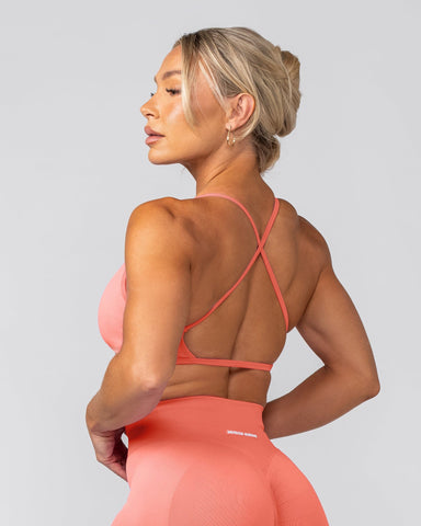 Muscle Nation Bralettes Everyday Seamless Bralette - Peach Tea