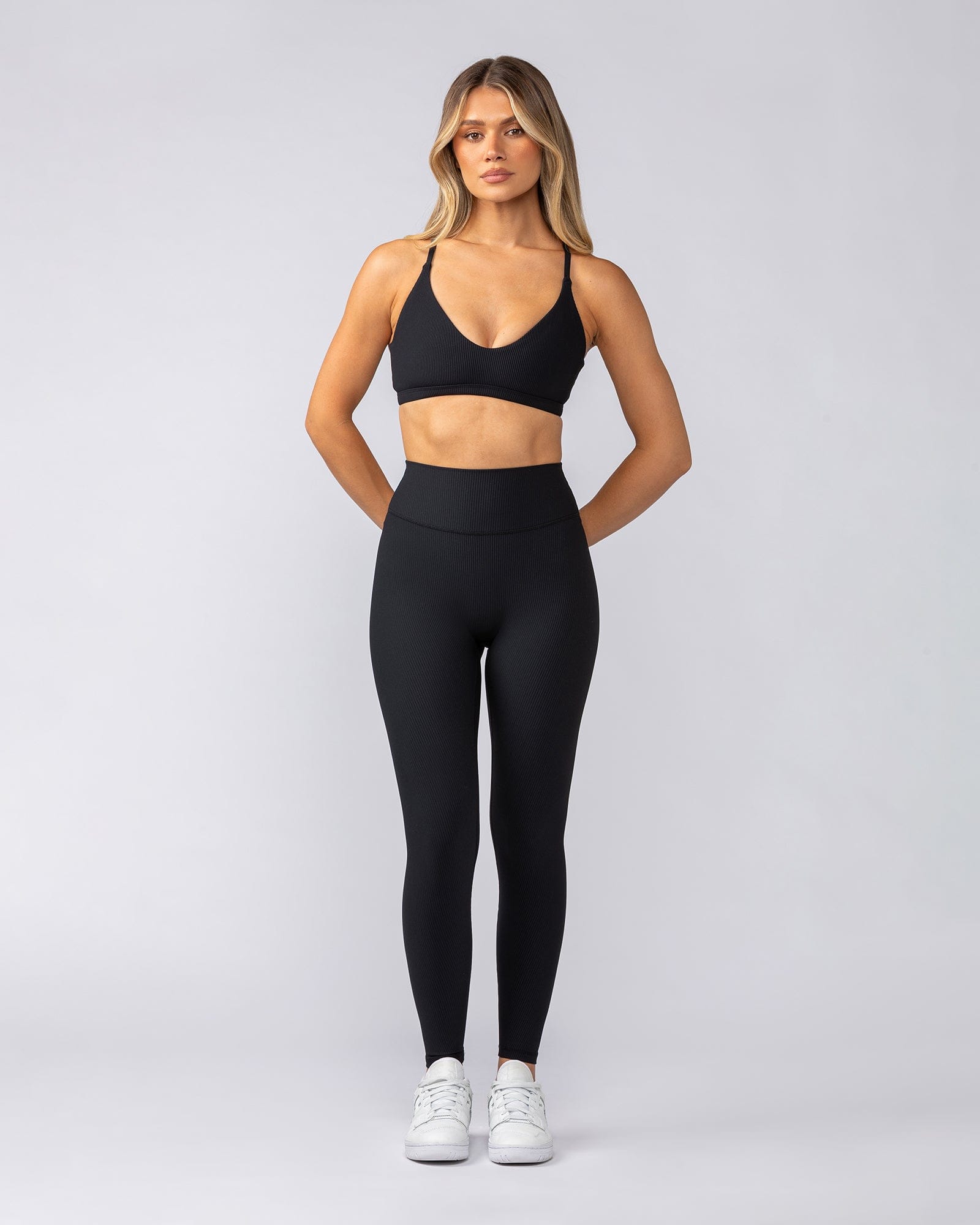Muscle Nation Bralettes Fantasy Rib Bralette - Black