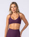Muscle Nation Bralettes Fantasy Rib Bralette - Cranberry