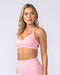 Muscle Nation Bralettes Fantasy Rib Bralette - Petal Pink