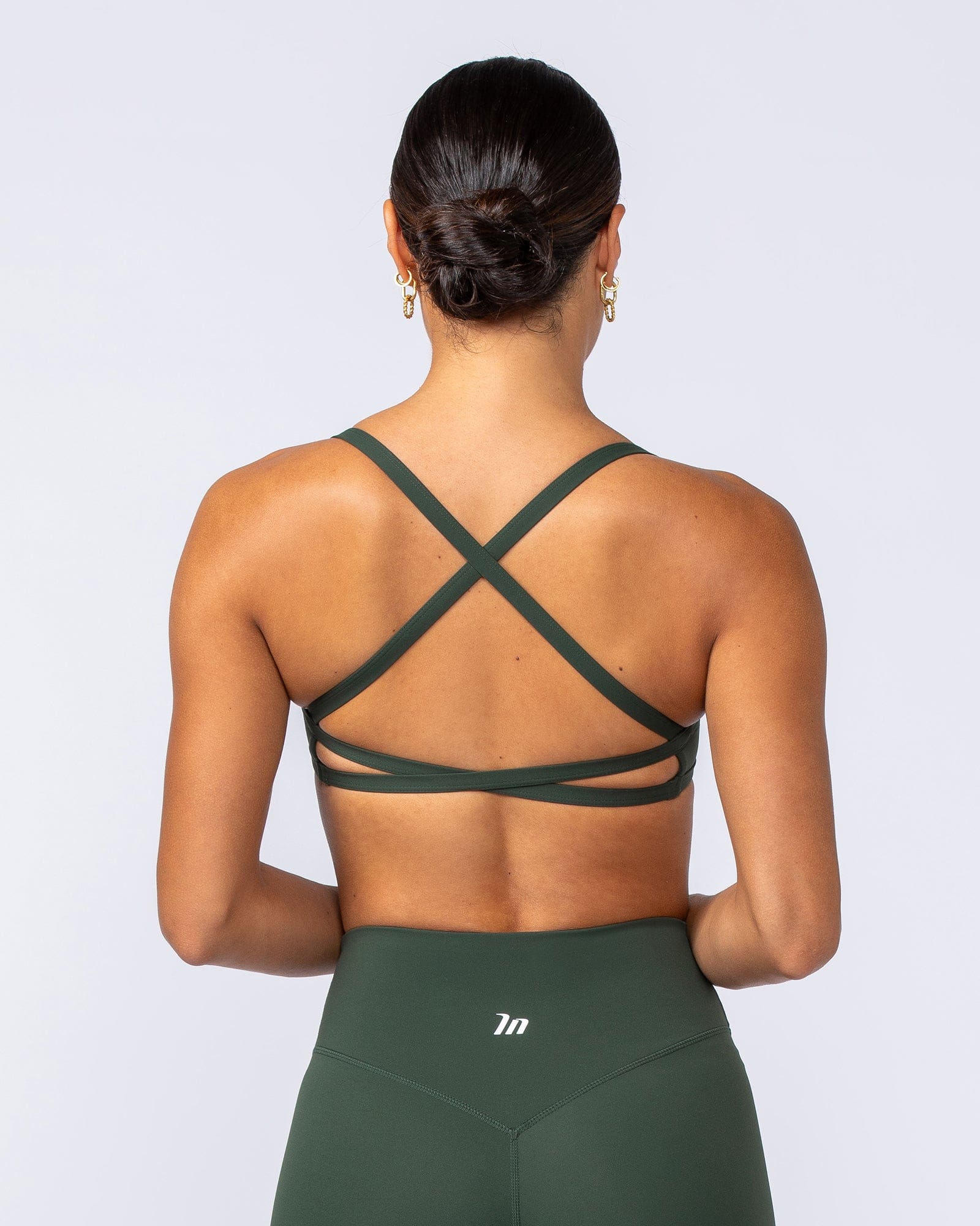 Muscle Nation Bralettes Freedom Bralette - Dark Olive