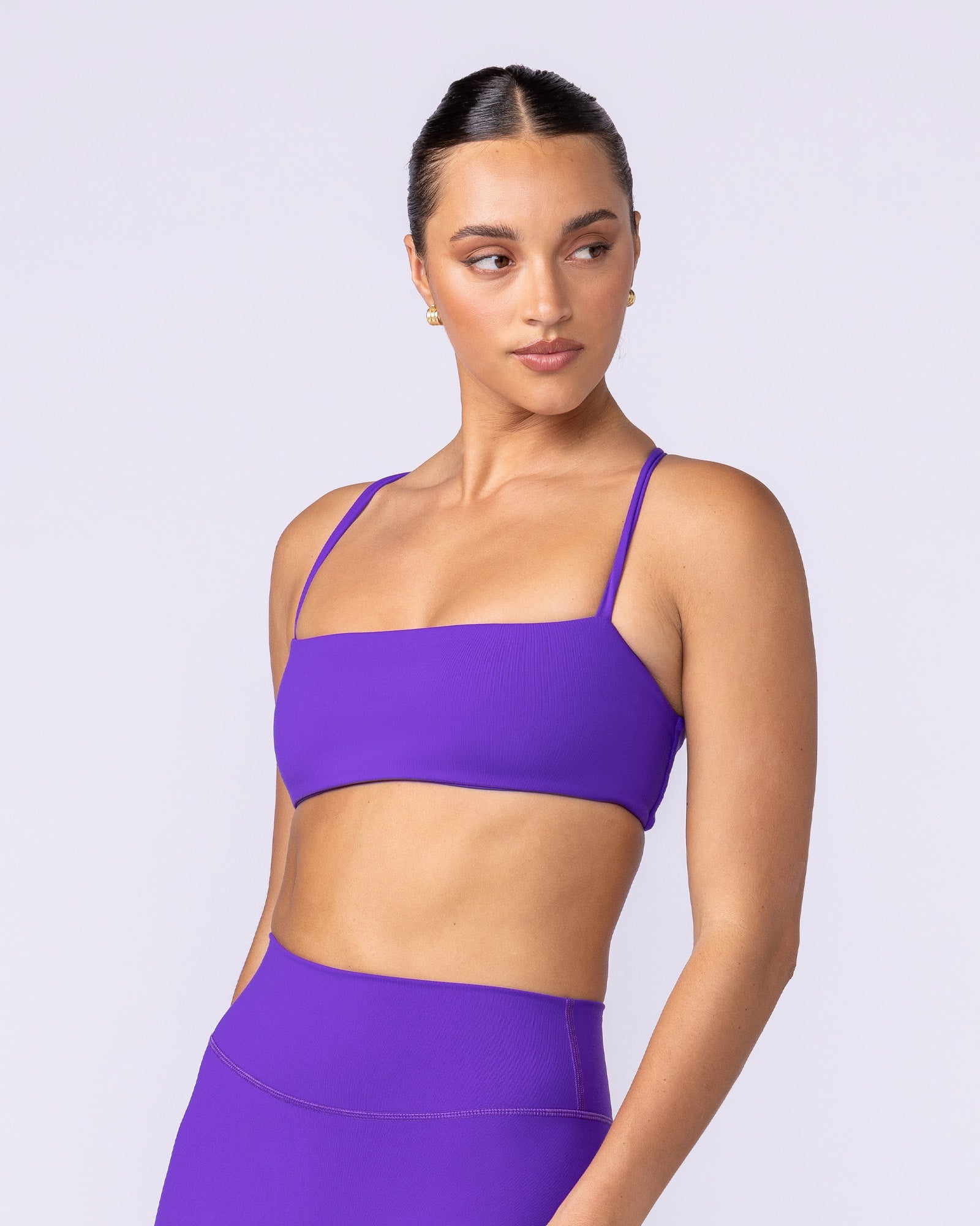 Muscle Nation Bralettes Halo Bralette - Grape