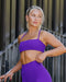 Muscle Nation Bralettes Halo Bralette - Grape