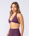 Muscle Nation Bralettes Halter Bralette - Cranberry