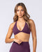 Muscle Nation Bralettes Halter Bralette - Cranberry