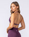 Muscle Nation Bralettes Halter Bralette - Cranberry