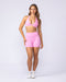 Muscle Nation Bralettes Halter Bralette - Pink Frosting