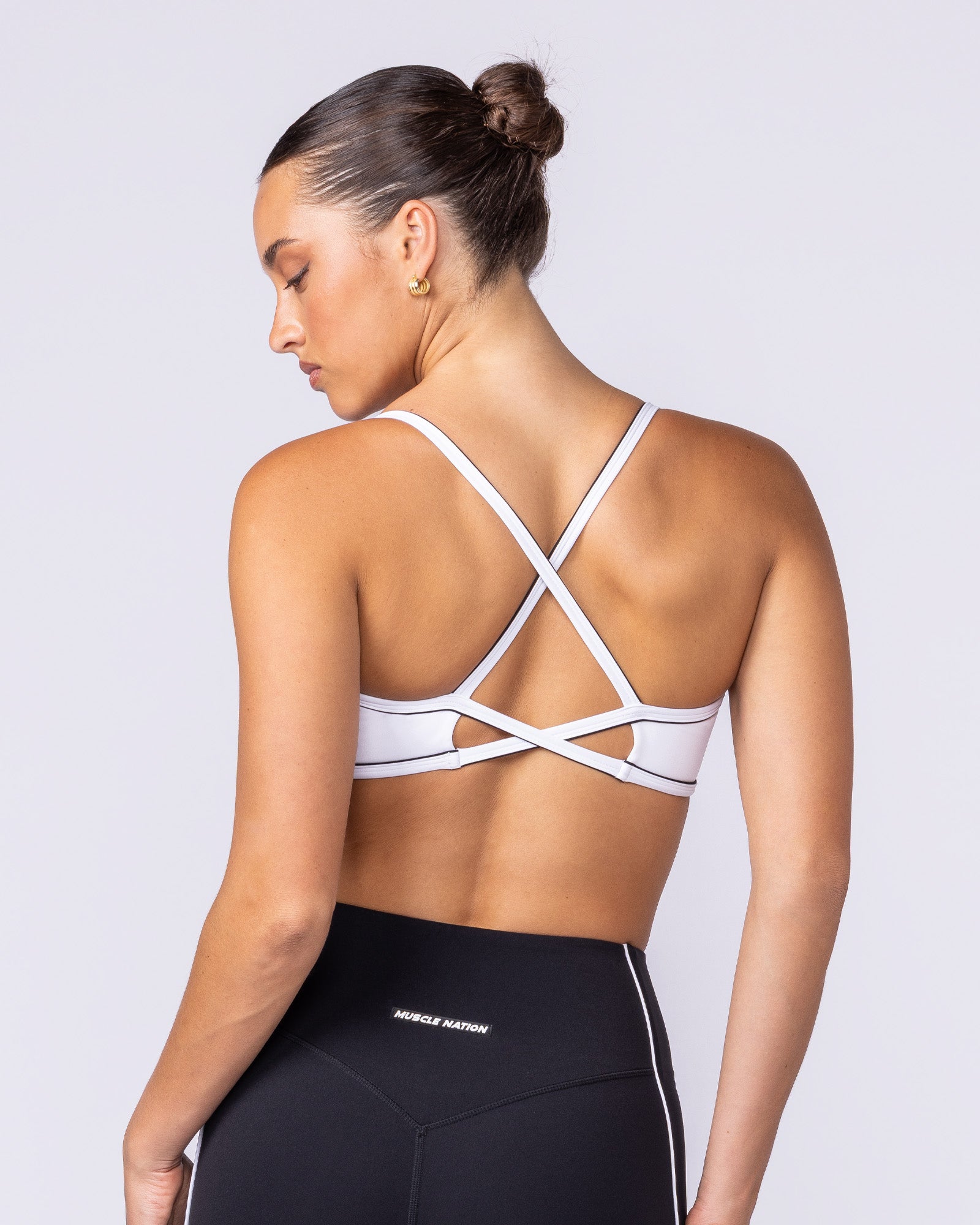 Muscle Nation Bralettes Haze Bralette - White