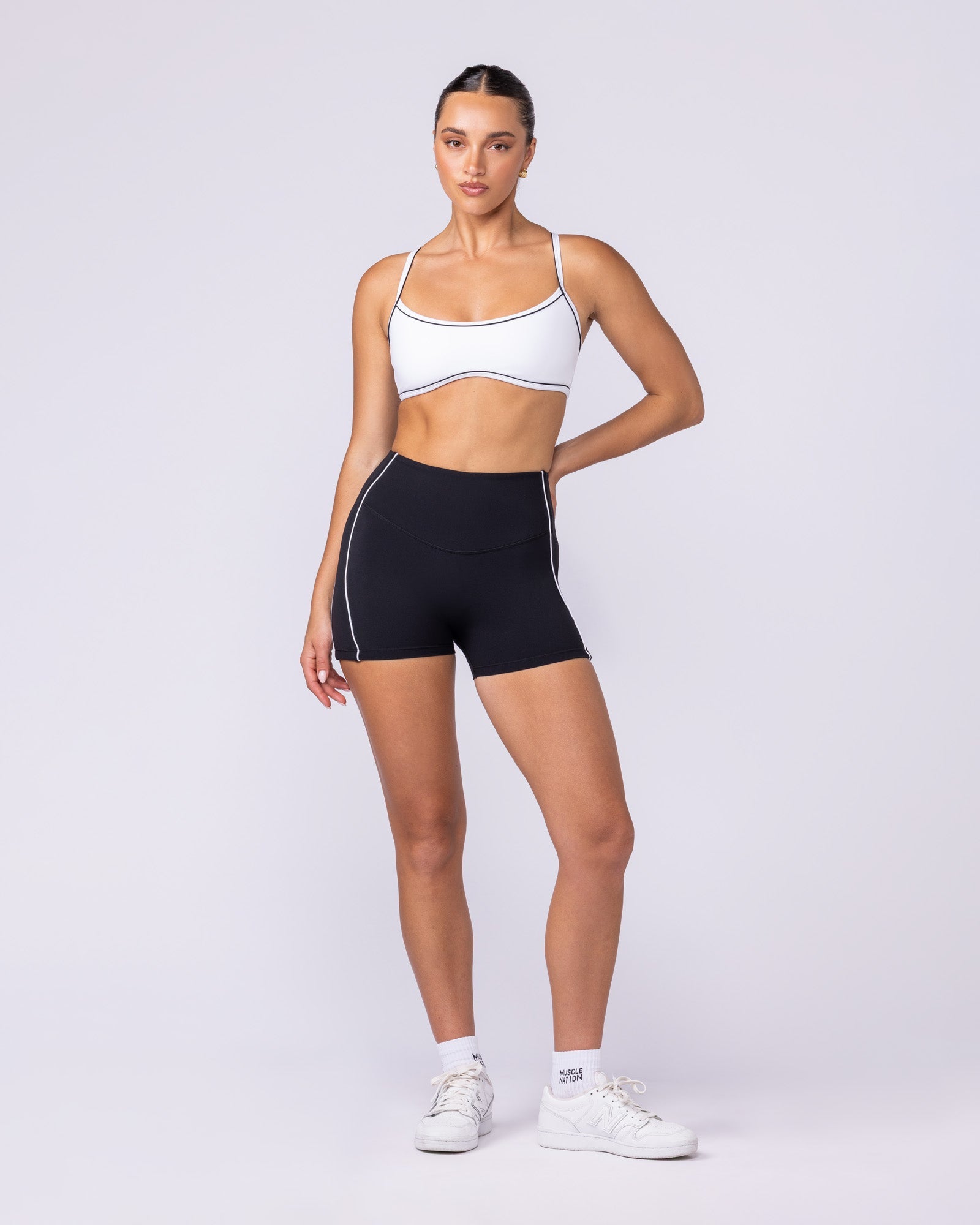 Muscle Nation Bralettes Haze Bralette - White