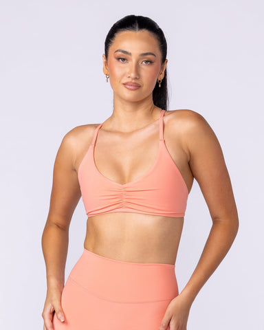 Muscle Nation Bralettes Honey Bralette - Peachy