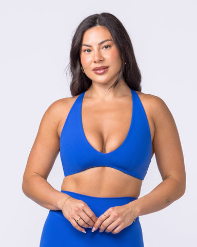 Muscle Nation Bralettes Liberty Lustre Bralette - Bondi Blue