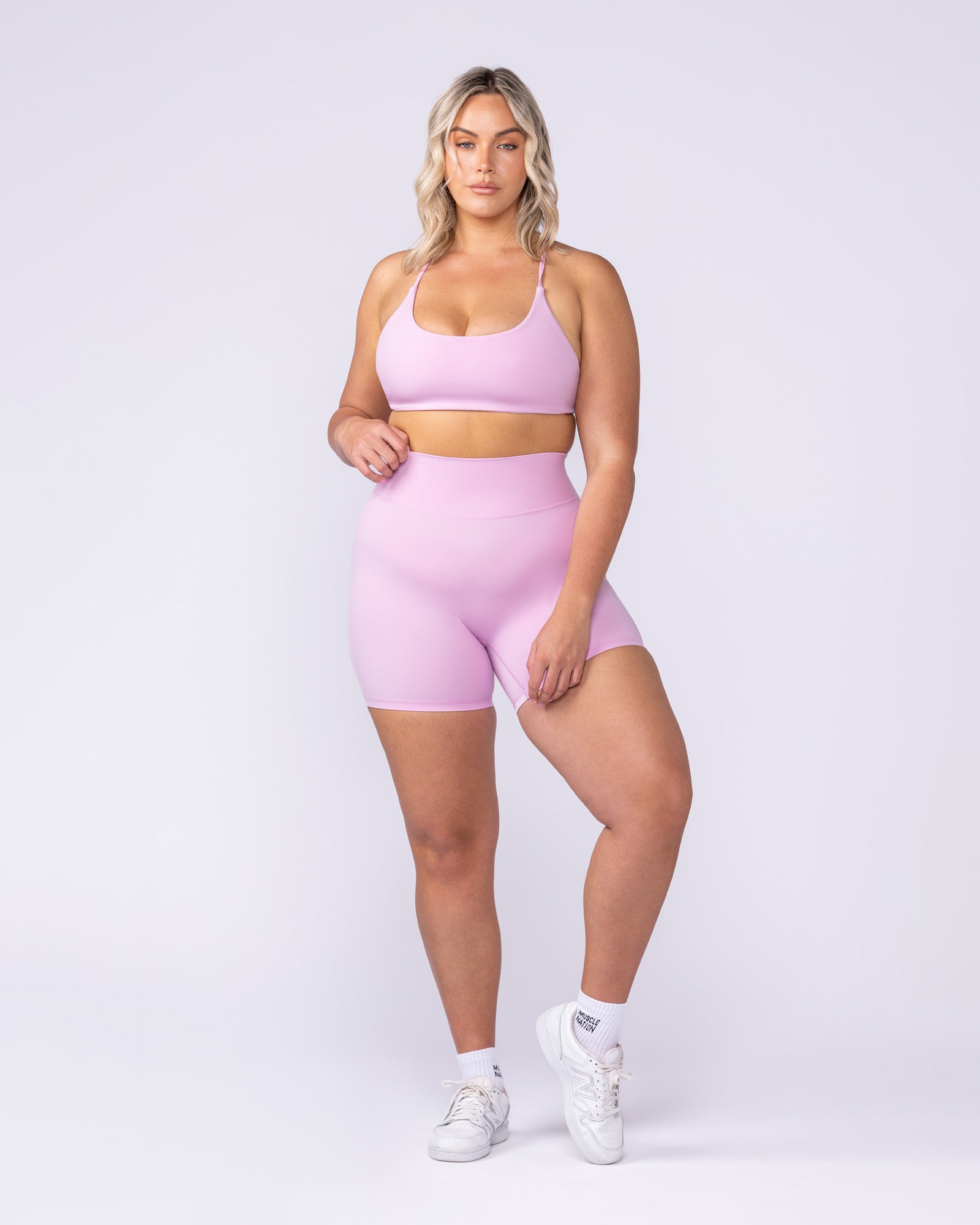 Muscle Nation Bralettes Liberty Strike Bralette - Rosewater