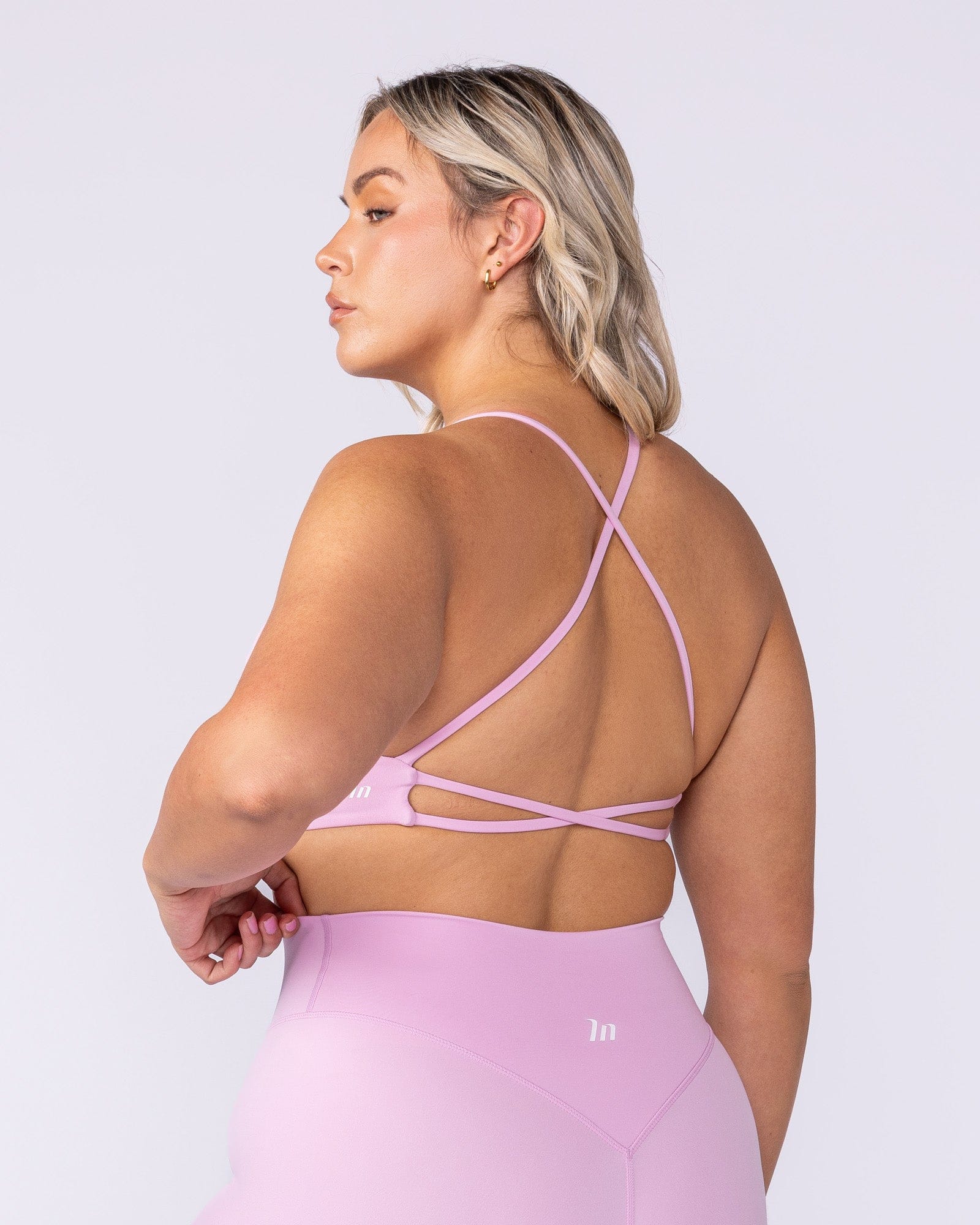 Muscle Nation Bralettes Liberty Strike Bralette - Rosewater