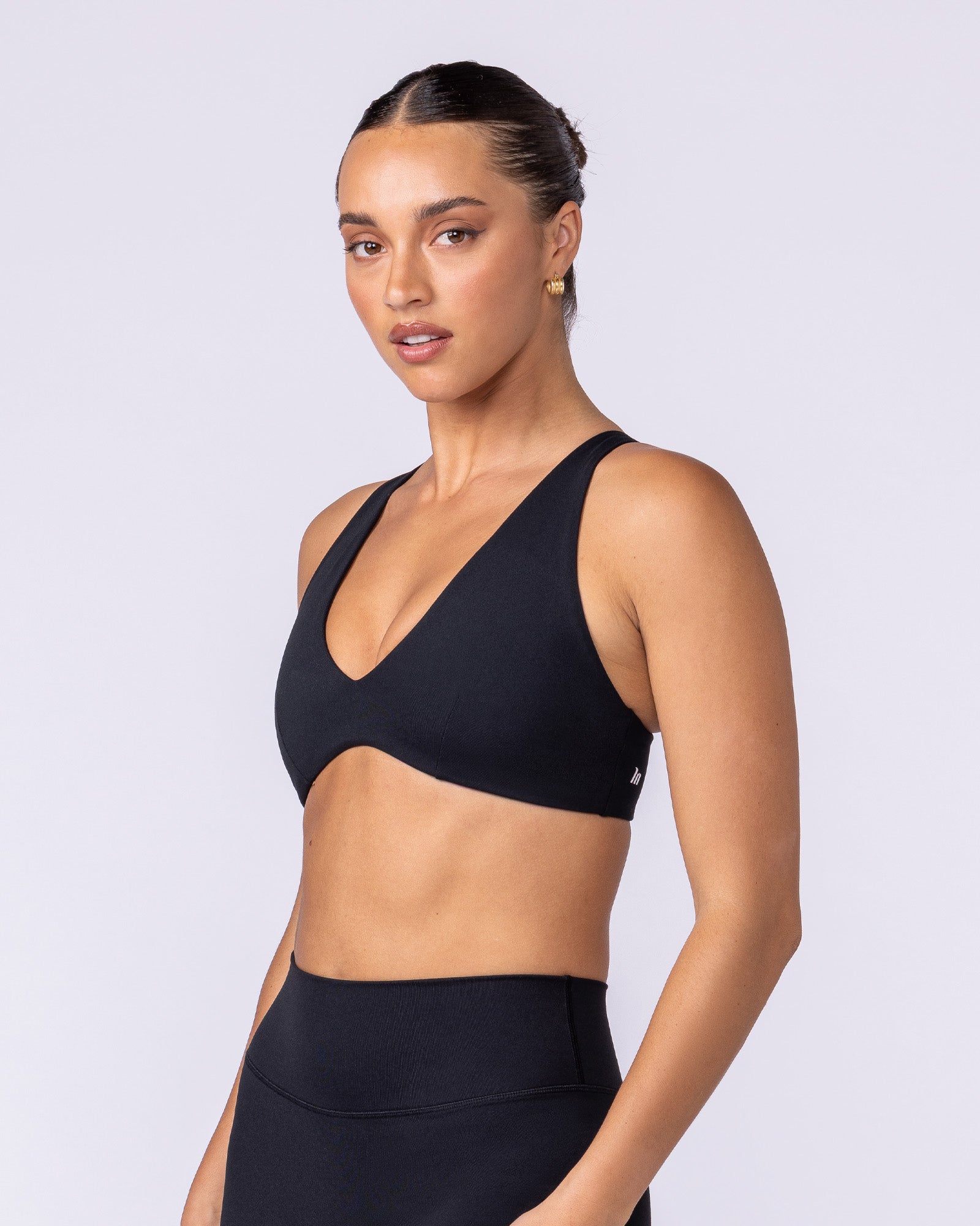 Muscle Nation Bralettes Lustre Bralette - Black