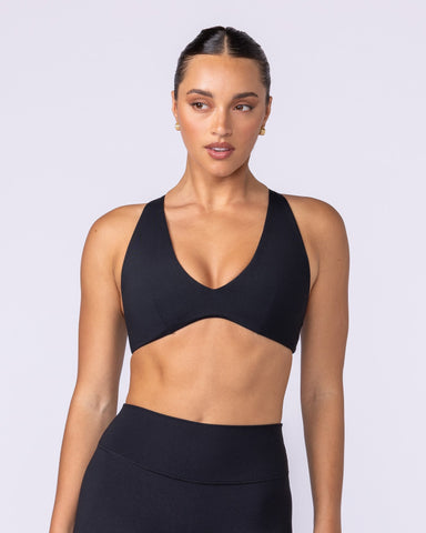 Muscle Nation Bralettes Lustre Bralette - Black