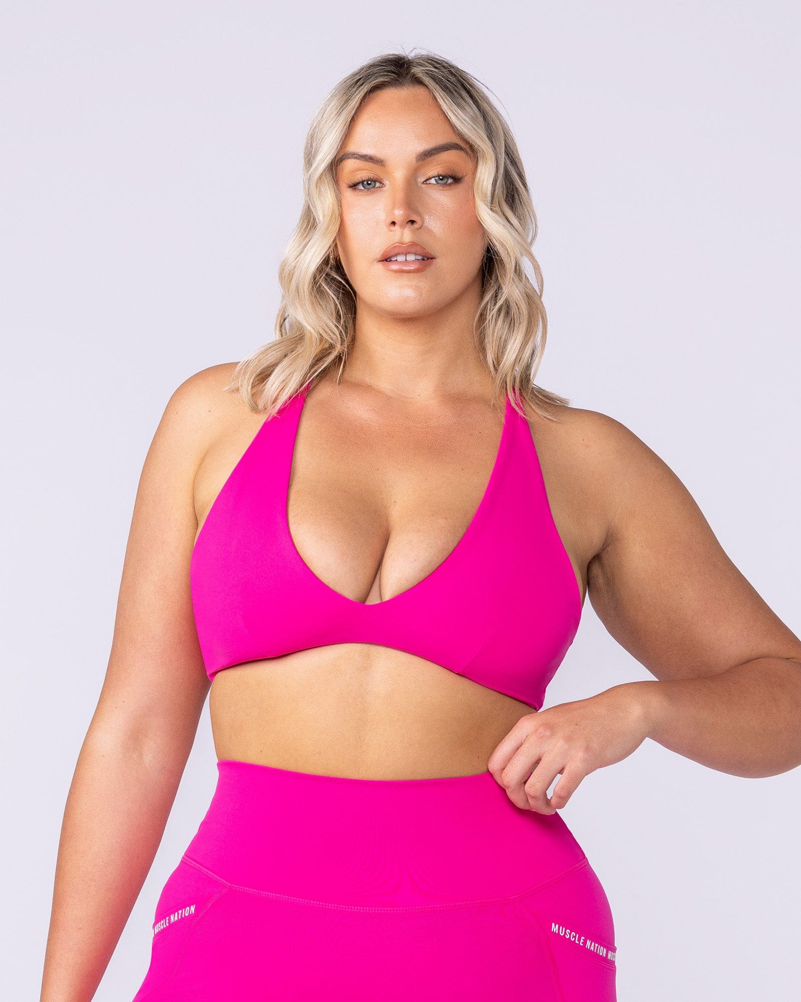 Muscle Nation Bralettes Lustre Bralette - Cosmo