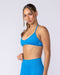 Muscle Nation Bralettes Micro Halter Seamless Bralette - Sonic Blue