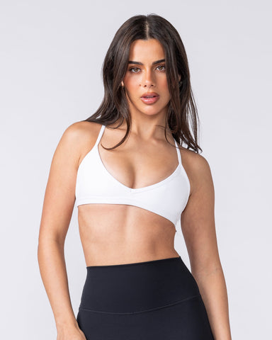 Muscle Nation Bralettes Mini Lift Bralette - White