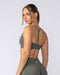 Muscle Nation Bralettes Revealed T-Back Seamless Bra - Eucalyptus