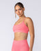 Muscle Nation Bralettes Revealed T-Back Seamless Bra - Pink Coral