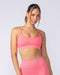 Muscle Nation Bralettes Revealed T-Back Seamless Bra - Pink Coral