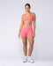 Muscle Nation Bralettes Revealed T-Back Seamless Bra - Pink Coral