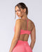 Muscle Nation Bralettes Revealed T-Back Seamless Bra - Pink Coral