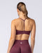 Muscle Nation Bralettes Revealed T-Back Seamless Bra - Wine