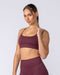 Muscle Nation Bralettes Revealed T-Back Seamless Bra - Wine