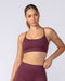 Muscle Nation Bralettes Revealed T-Back Seamless Bra - Wine
