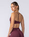 Muscle Nation Bralettes Revealed T-Back Seamless Bra - Wine