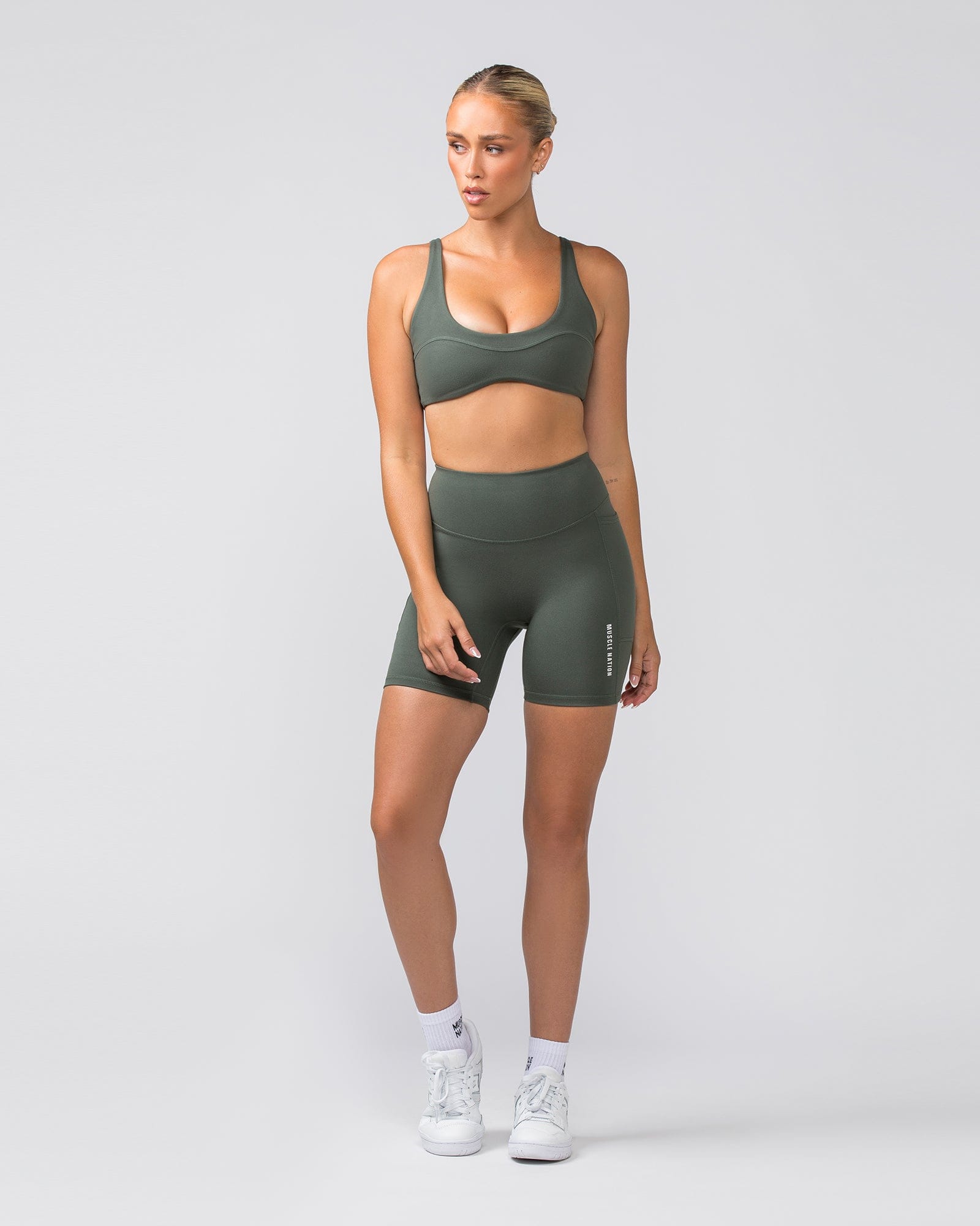 Muscle Nation Bralettes Scoop Everyday Bralette - Eucalyptus