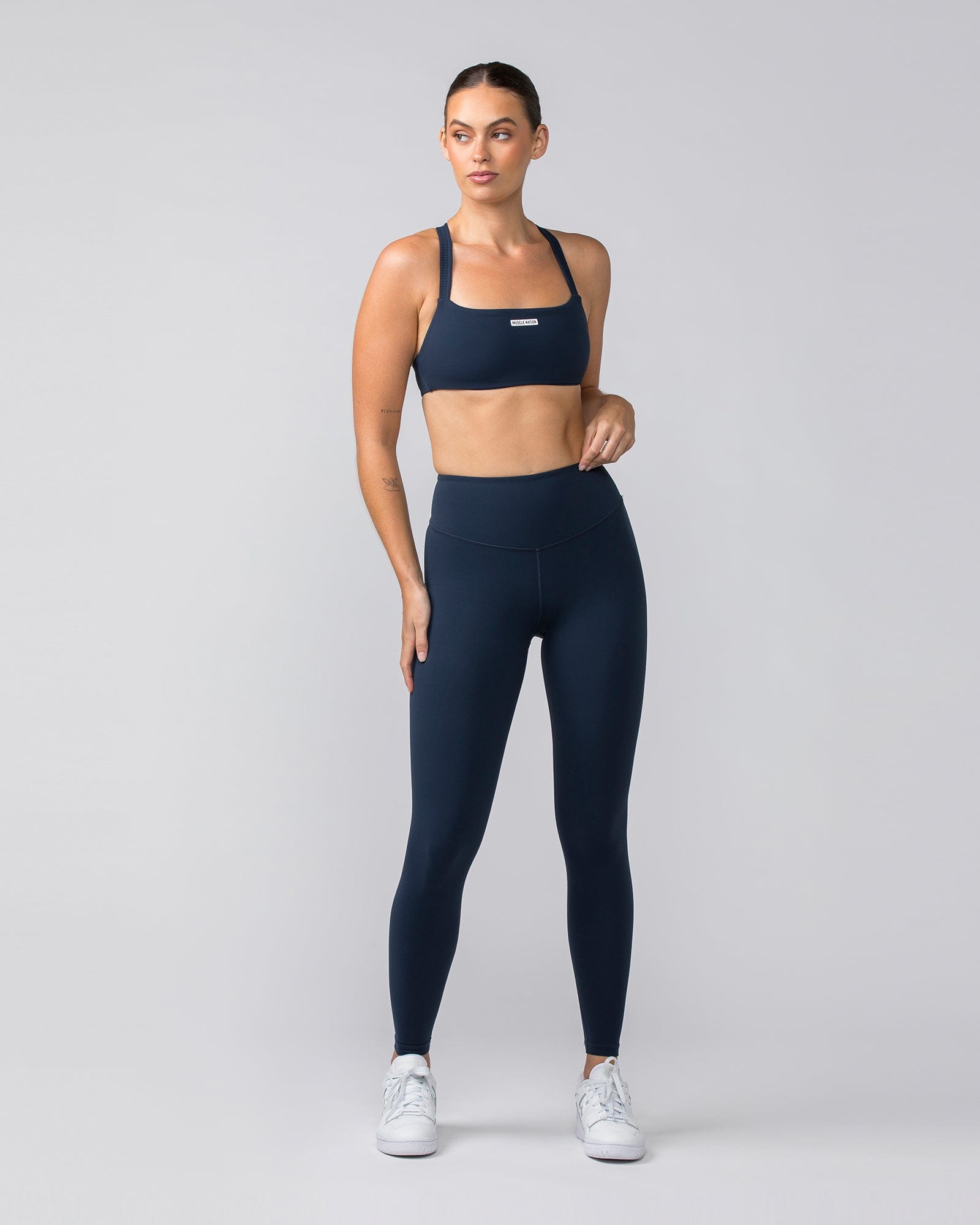 Muscle Nation Bralettes Scrunch Bralette - Navy
